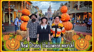 New Halloween merch amp snacks at Disney’s Magic Kingdom 2022 See Halloween decorations amp shopping [upl. by Cattier]