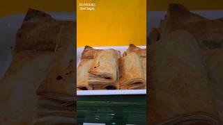 Chicken patties 😋puff chicken pattices easy patties recipe shorts food indianstreetfood foodi [upl. by Ebba]