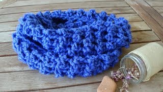 How to crochet a Super Easy infinity ScarfBegginers Project [upl. by Kirst]