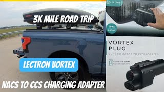 2023 F150 Lightning Using the Lectron Vortex NACS to CCS Adapter [upl. by Lyrej]