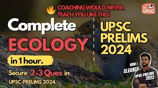 🔥 Complete Ecology in One Shot🎯🤯Most Unique MCQPYQ approach for UPSCPrelims 2024 Must Watch🚀 [upl. by Hobbs]