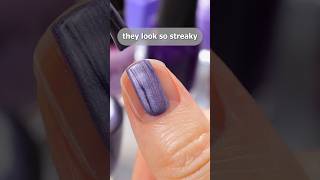 this trick will FIX your streaky manicure 🫣💅 nailpolish101 nailpolish [upl. by Eerehc987]