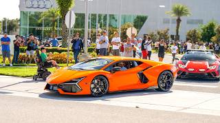 Central Florida Cars amp Coffee at Audi Orlando  Pullouts Burnouts amp Flyby’s  September 2024 [upl. by Guillermo]