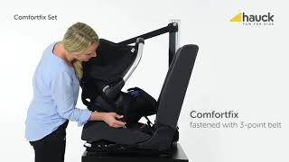 Hauck Comfort Fix ISOFIX Car Seat amp Base Black [upl. by Eseerehs]