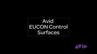 Avid EUCON Control Surfaces [upl. by Alywt764]