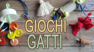 🐈😸6 giochi fai da te facili per i vostri gatti RICICLO CREATIVO  Arte Green [upl. by Ninaj973]