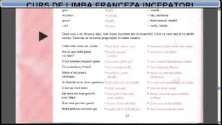 Curs de limba Franceza incepatori temavocabular  Lectia 10 [upl. by Huntingdon]