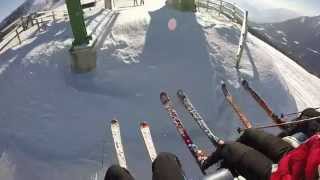 GoPro  SKI LAGORAI PASSO BROCON [upl. by Genvieve]