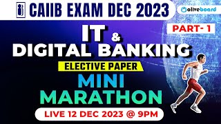 CAIIB Exam Dec 2023  CAIIB IT and Digital Banking 2023  Elective Paper  Mini Marathon  Part1 [upl. by Leina]