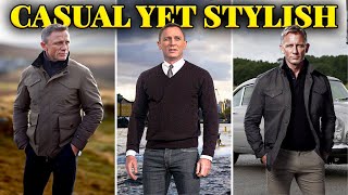 How to Look Sharp in Casual Clothes Like James Bond [upl. by Valentino]