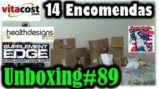 Unboxing 89  14 Encomendas  Vitacost  HD  Supplementedge [upl. by Aihcsrop551]