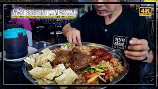 NASI BERIYANI TALAM LAMBSHANK BOLEH MAKAN 45 ORANG Restoran Sri Anis [upl. by Floro189]