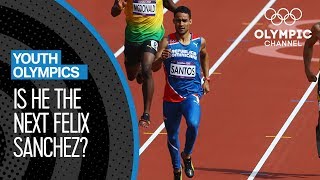 Luguelin Santos  Aiming to follow in Felix Sanchezs footsteps  Youth Olympic Games [upl. by Talia314]