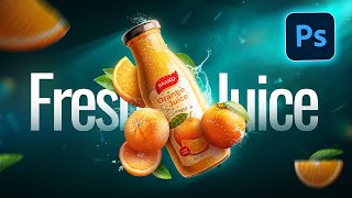 TOP NOTCH Product manipulation advertising design✅🔥 Full Photoshop tutorial [upl. by Anait860]