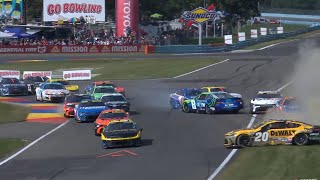 NASCAR Cup Series HUGE CRASH At Watkins Glen 2024 [upl. by Lian755]