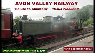 AVON VALLEY RAILWAY Salute to Shunters 1940s Weekend 2023 [upl. by Sanbo]