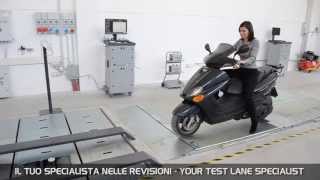 Vamag complete test line for motorcycles  linea di revisione completa per motocicli Vamag [upl. by Enylcaj]