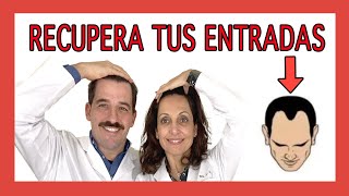 🟣DESCUBRE cómo RECUPERAR ENTRADAS sin injerto capilar  Evita el trasplante y la alopecia [upl. by Ativak886]