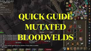 OSRS Mutated bloodvelds Meiyerditch Laboratories Slayer Quick guide Ironman GIM [upl. by Cinnamon]