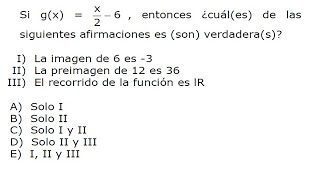 Álgebra y Funciones  Función inversa  Problema 11 [upl. by Nelyt]