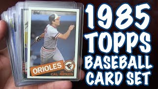 1985 Topps Baseball Card Set [upl. by Belldas]