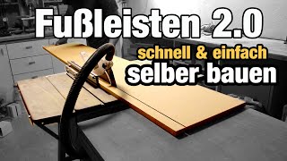 Fußleisten mit einfachsten Mitteln selber bauen [upl. by Oicatsana234]