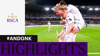 HIGHLIGHTS RSC Anderlecht  KRC Genk  20232024 [upl. by Laehctim]