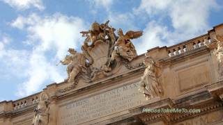 Trevi Fountain Rome Italy  1080HD [upl. by Nawuj]