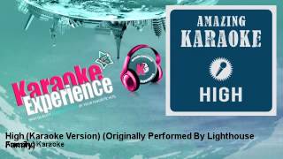 Amazing Karaoke  High Karaoke Version  Originally Performed By Lighthouse Family [upl. by Teador]