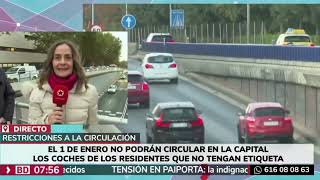 Conductores afectados por las restricciones de las Zonas de Bajas Emisiones de Madrid [upl. by Keavy]