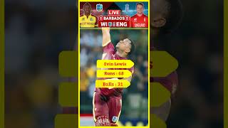 Evin Lewis  4th T20I vs England trendingshorts cricketmatch [upl. by Capriola]