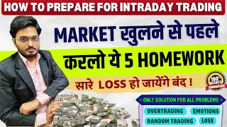 Every Retail Trader Should Know This Pre Market Homework  Intraday Trading Bank nifty options [upl. by Lynn]