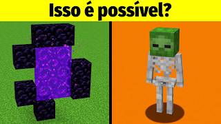 Testei Bugs do Minecraft que NUNCA vão Arrumar [upl. by Merralee]