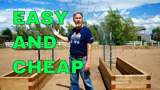 How to Build a Cattle Panel Garden Arch Trellis [upl. by Chatav]