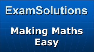 Transformation Matrices  Reflection xaxis  ExamSolutions Maths Tutorials [upl. by Ahsinrats995]