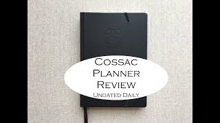 Cossac Planner Amazon Undated Daily [upl. by Hayikaz]