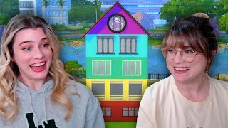 building a house in the sims but every room is a different color AGAIN [upl. by Huttan]