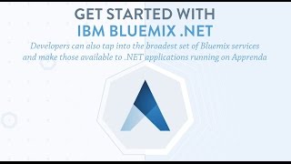 Get started with Bluemix NET [upl. by Amalie]