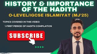 First Period of Hadith Compilation  History amp Importance of Hadith  Paper 2  Islamiyat 2058 [upl. by Alad]