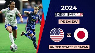 USA VS JAPAN SheBelieves Cup 2024 Preview amp Head to head stats [upl. by Towroy939]