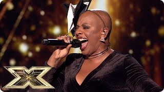 Janice Robinson sings The Climb in SingOff  Live Shows Week 1  The X Factor UK 2018 [upl. by Ellary]