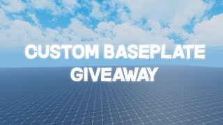 How to Make a Custom Baseplate Roblox Studio Giveaway [upl. by Saretta]