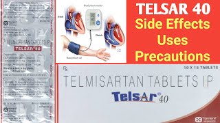 Telsar 40 tablet uses in hindi  Side Effect  Precaution  Midicine Hub [upl. by Anivad]