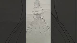 Ladki ka Chitra youtubeshorts beautiful drawing art [upl. by Nomis]