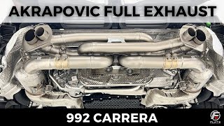 992 Carrera GTS with Akrapovic Sport Link Pipes amp Slip On Exhaust [upl. by Prospero]