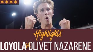 Loyola vs Olivet Nazarene  Mens Soccer  Cinematic Highlights [upl. by Horace]