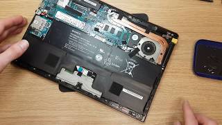 Sony Vaio Pro 13 Touch SVP132A1CM Ultrabook disassembling to recover fan [upl. by Noitsirhc]