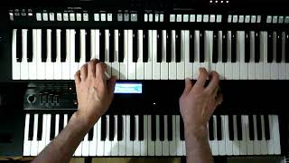 Al Bano  Felicita cover instrumental keyboard [upl. by Osbourne663]