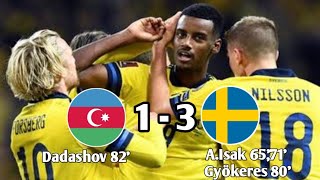 Azerbaijan vs Sweden 13 Highlights  UEFA Nations League 2024 eFootball Game Play [upl. by Cybil762]