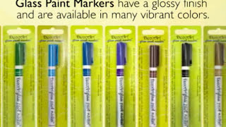 DecoArt® Transparent Glass Paint Marker™ [upl. by Tiena]